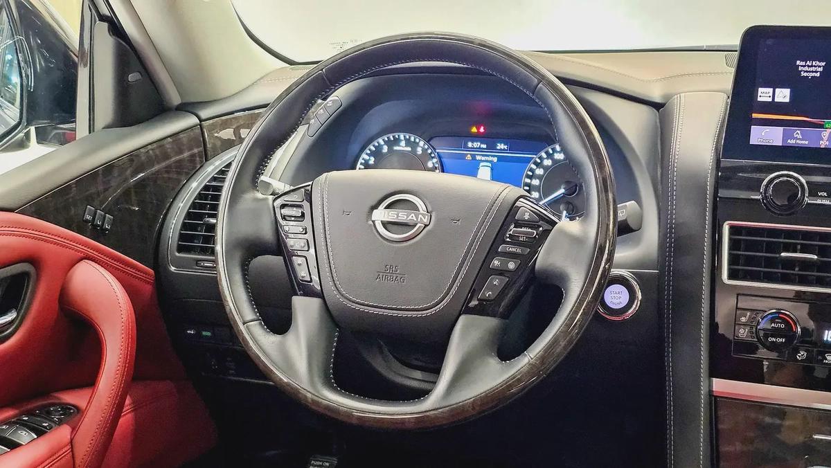 NISSAN - PATROL - LE PLATINUM - V 8 - 2024 MODEL - GCC SPECS - 18000KM - GREY COLOR-3-3