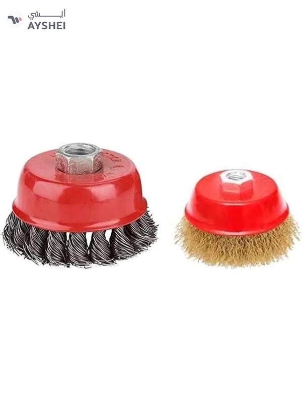ABBASALI Cup Wire Brush Drill Attachment Electric Drill Wire Brushes