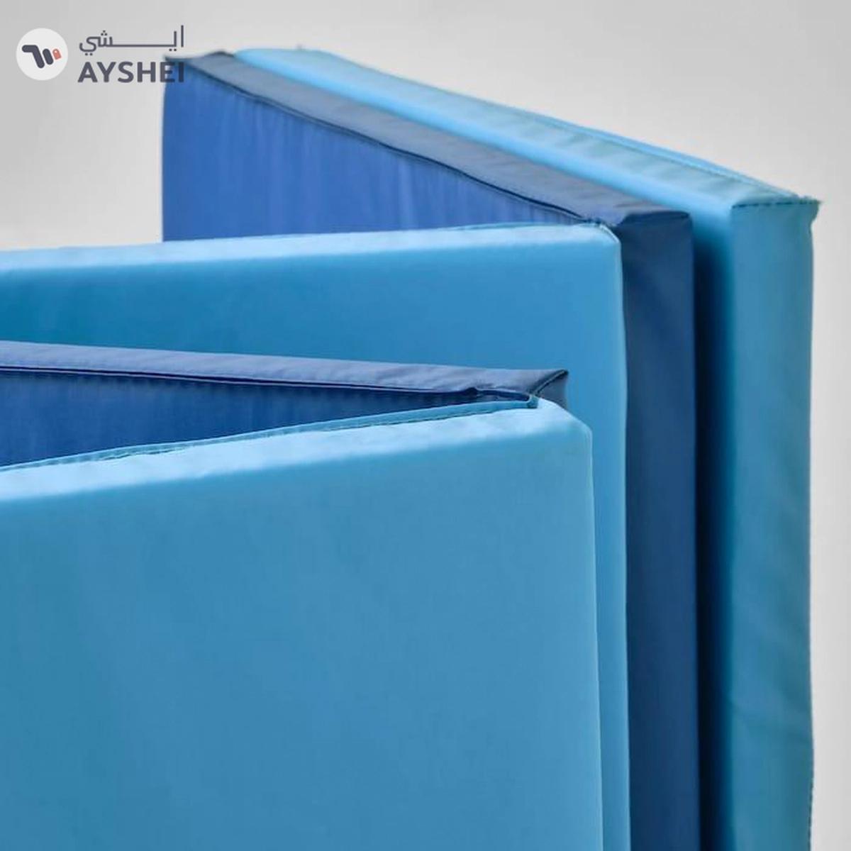 IKEA PLUFSIG Folding Gym Mat, Blue, 78x185 cm-4-4
