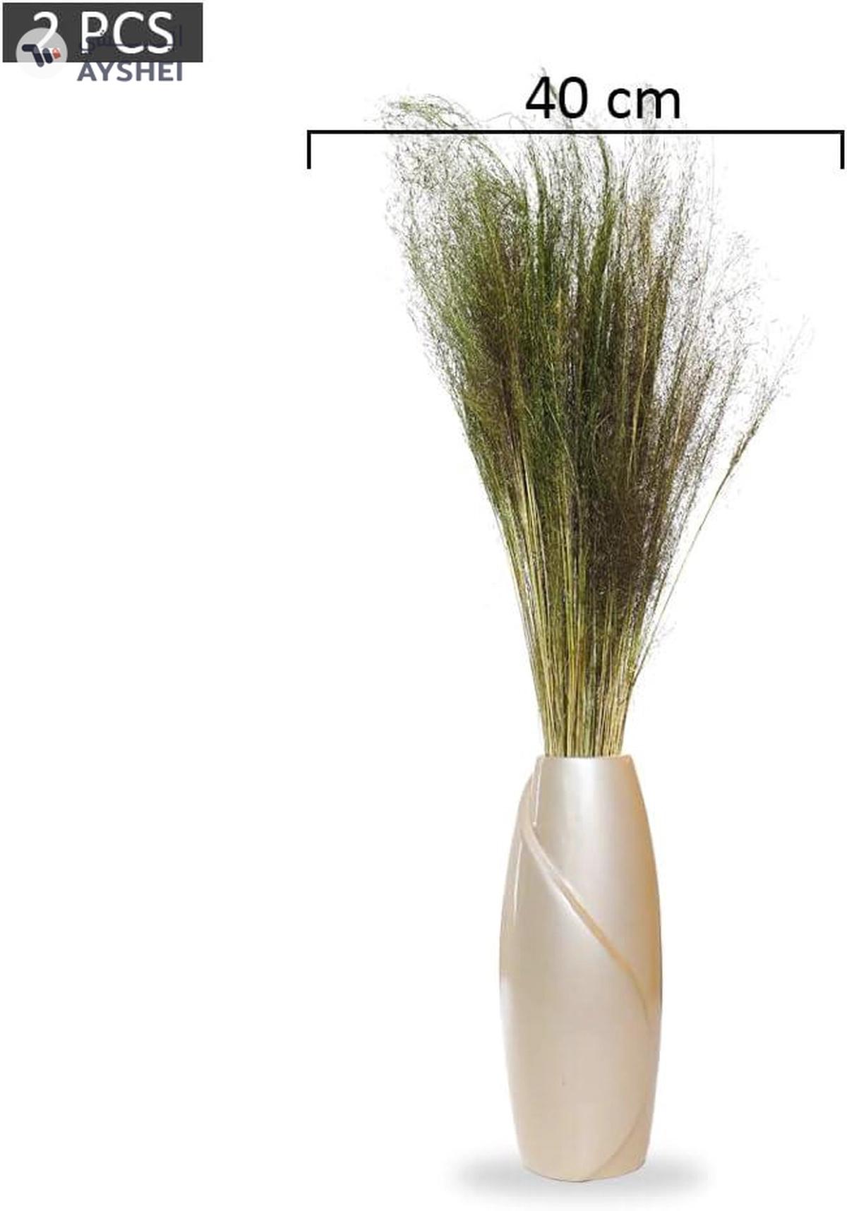 YATAI 2 Pcs Real Touch Artificial Reed Grass Flowers Floral -2-2