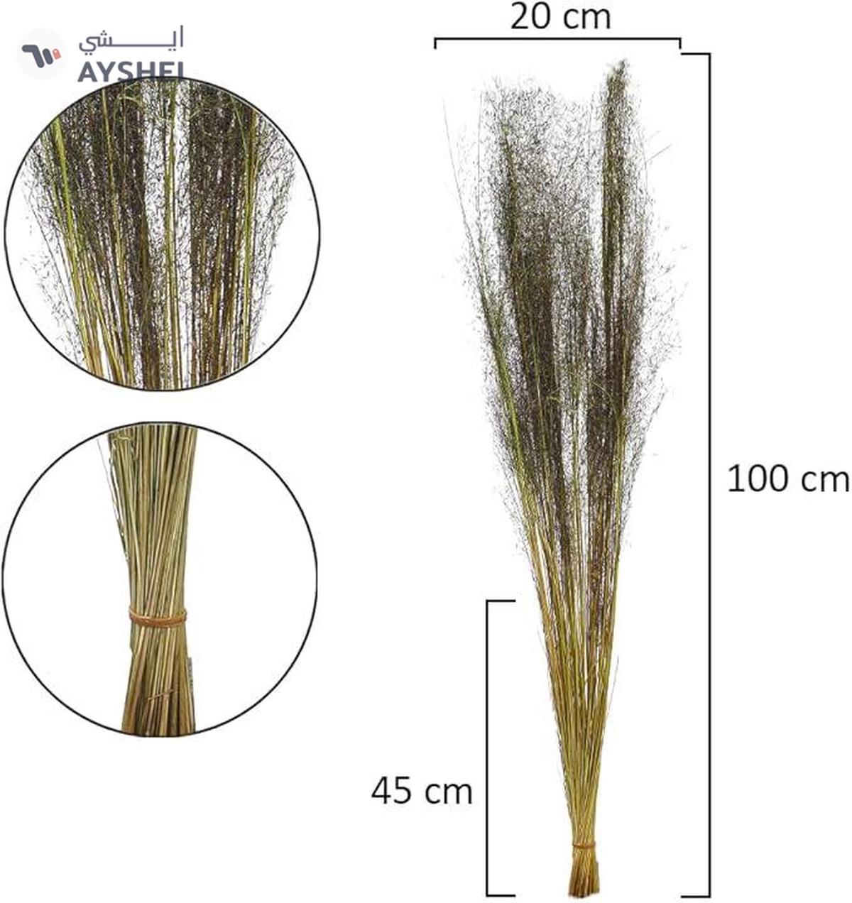 YATAI 2 Pcs Real Touch Artificial Reed Grass Flowers Floral -4-4