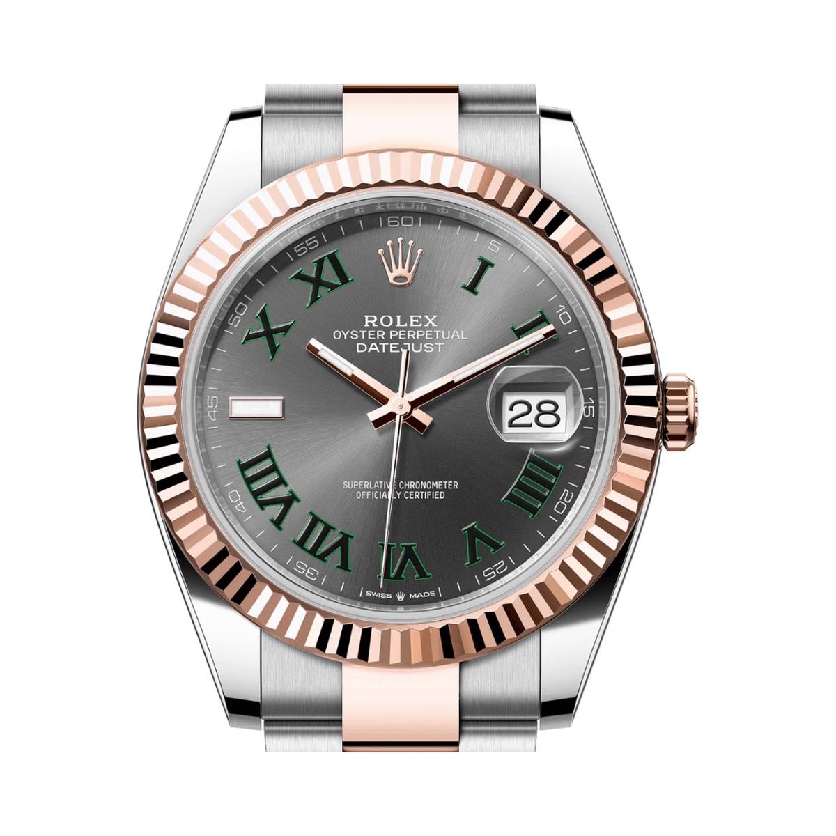 Rolex Datejust 41 126331-0015 Wimbledon dial-1-portrait