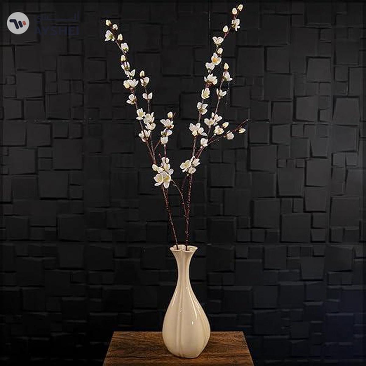YATAI 2Pcs Artificial Sakura Flower, Lifelike Silk Fake Flowers-0-0