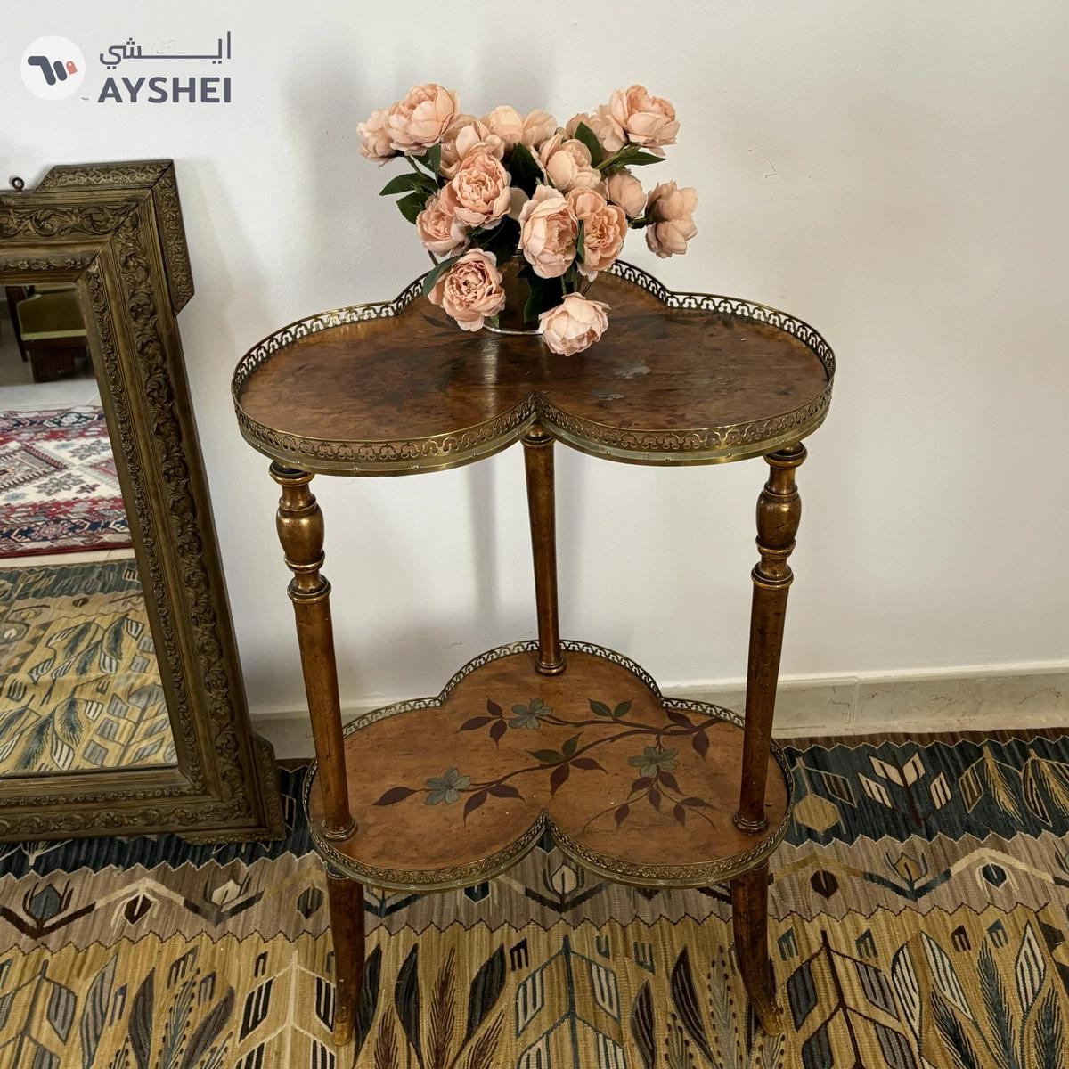 Lovely French antique accent table-0-portrait