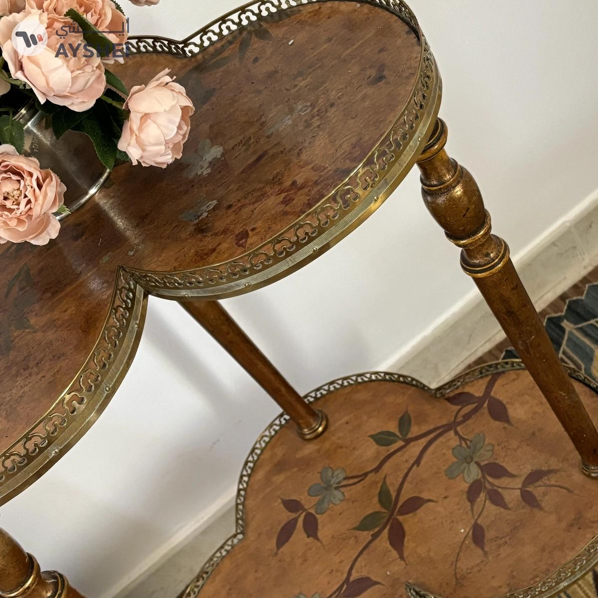Lovely French antique accent table-0-portrait