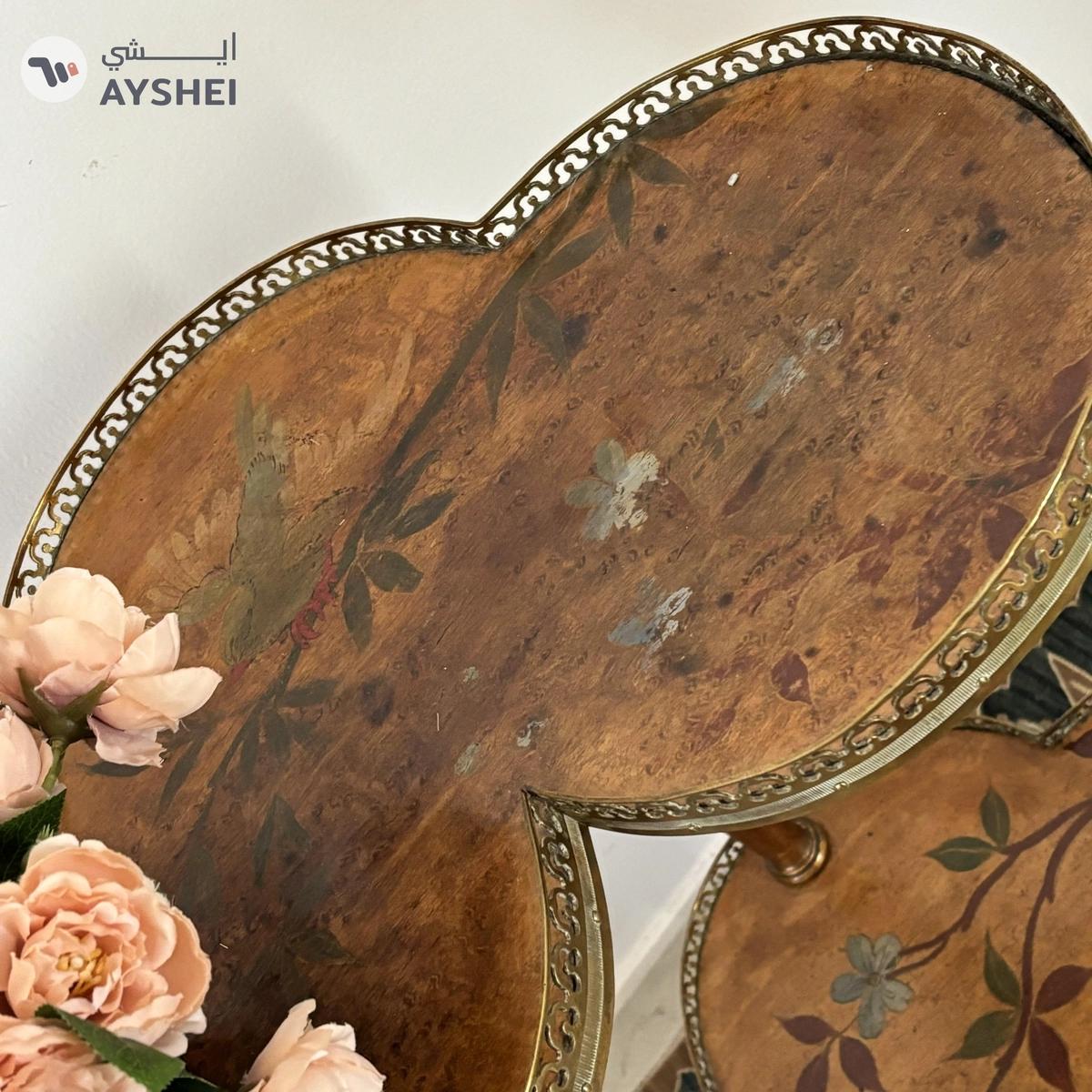 Lovely French antique accent table-1-portrait