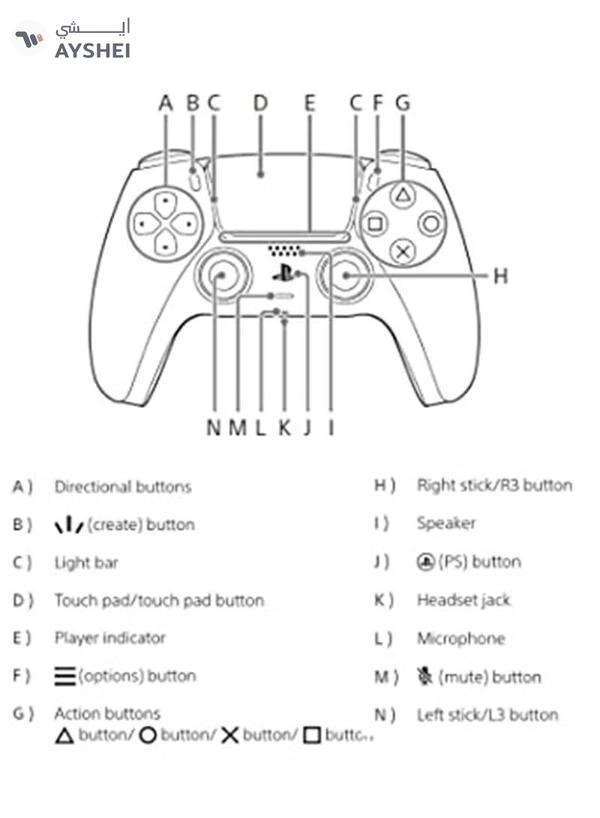 Sony DualSense Wireless Controller For PlayStation 5 - White