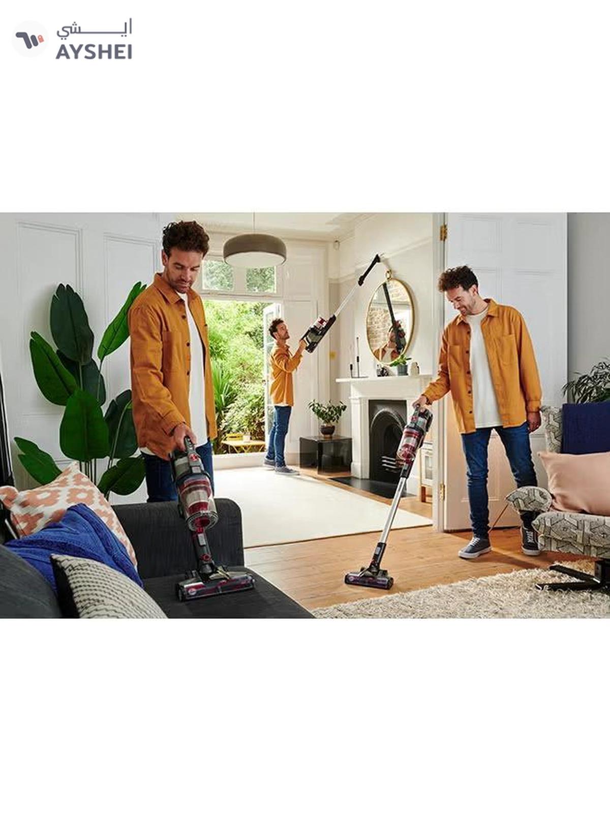 HOOVER ONEPWR Emerge Cordless Stick Vacuum Cleaner, Lightweight And Versatile, Long Lasting Battery, Cord-Free, Boost Mode, Up To 40 Minutes Runtime, Optimized For Every Floor - 0.6 L 265 W CLSV-VPME Silver-6-6
