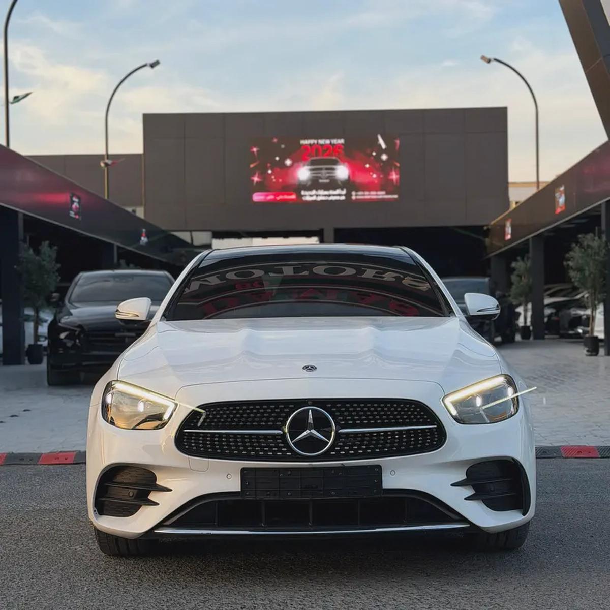 Mercedes E350 2021 | Korean Specs | Clean Title | 26K KM | White | مرسيدس E350 2021 وارد كوري كلين ت-1-1