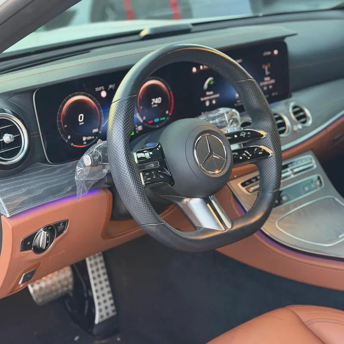Mercedes E350 2021 | Korean Specs | Clean Title | 26K KM | White | مرسيدس E350 2021 وارد كوري كلين ت-8-8