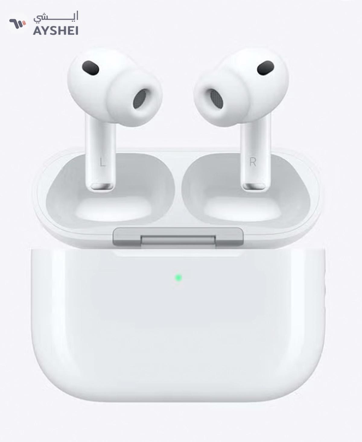 Apple AirPods Pro 3 Wireless Earbuds, Bluetooth Headphones, Active Noise Cancellation, Hearing Test, Hearing Aid,Hearing Protection features, Heart rate sensing during workouts, Live Translation, High-Fidelity Sound, H2 Chip, USB-C Charging - White-1-portrait