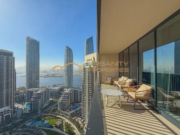 3BR + Maid | Fully Furnished | Creek Views | 2 Parkings