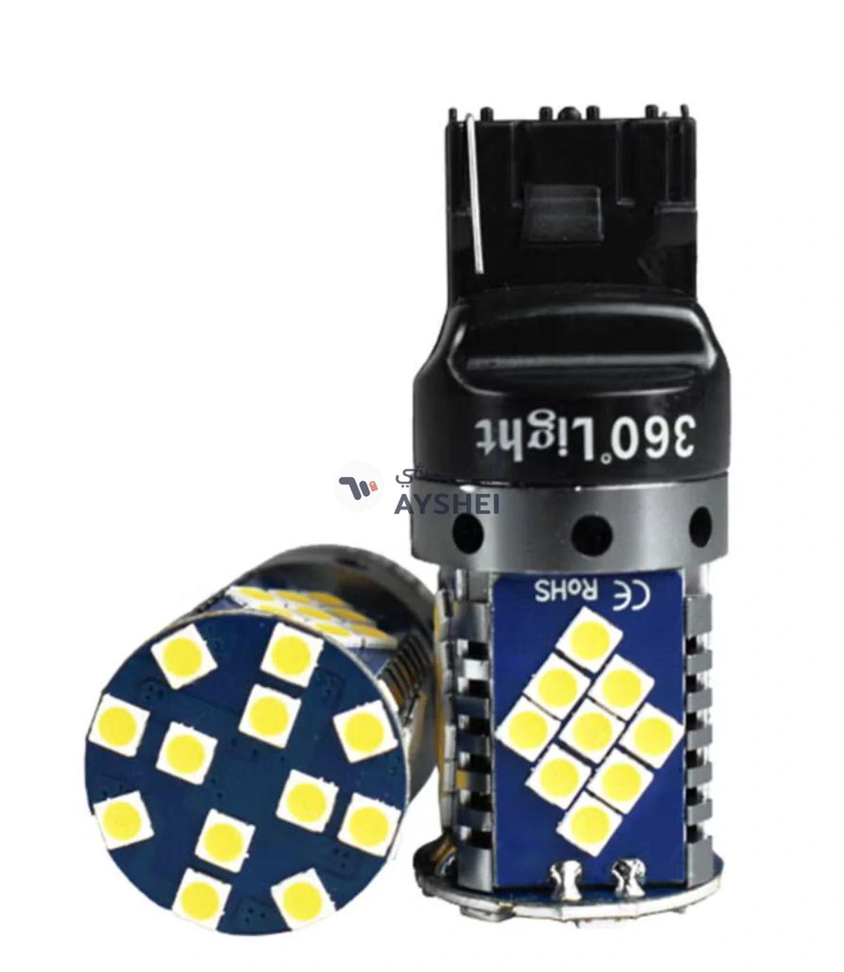 Conpex 2-Piece 12V T20 7440 LED Signal Light Turnal Indicator For Car 48SMD-1-1