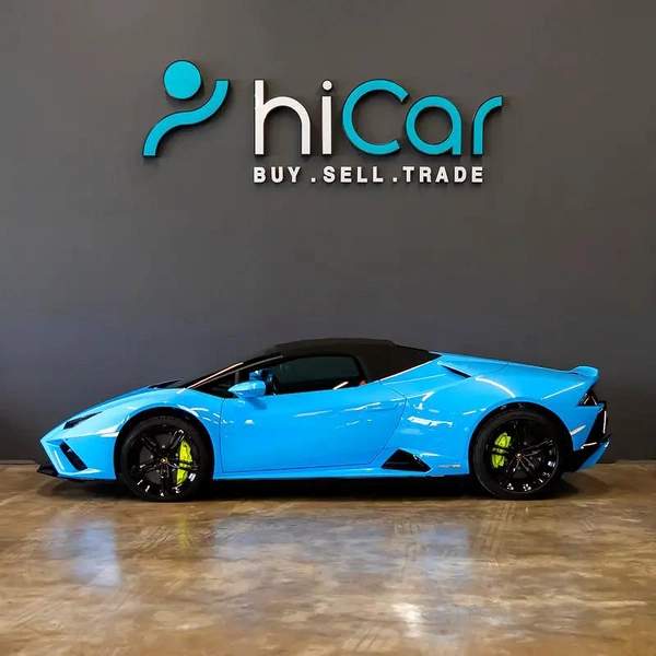 AED 19,147 P.M • 0% Downpayment • Lamborghini Huracan EVO Spyder • 1 Year Warranty