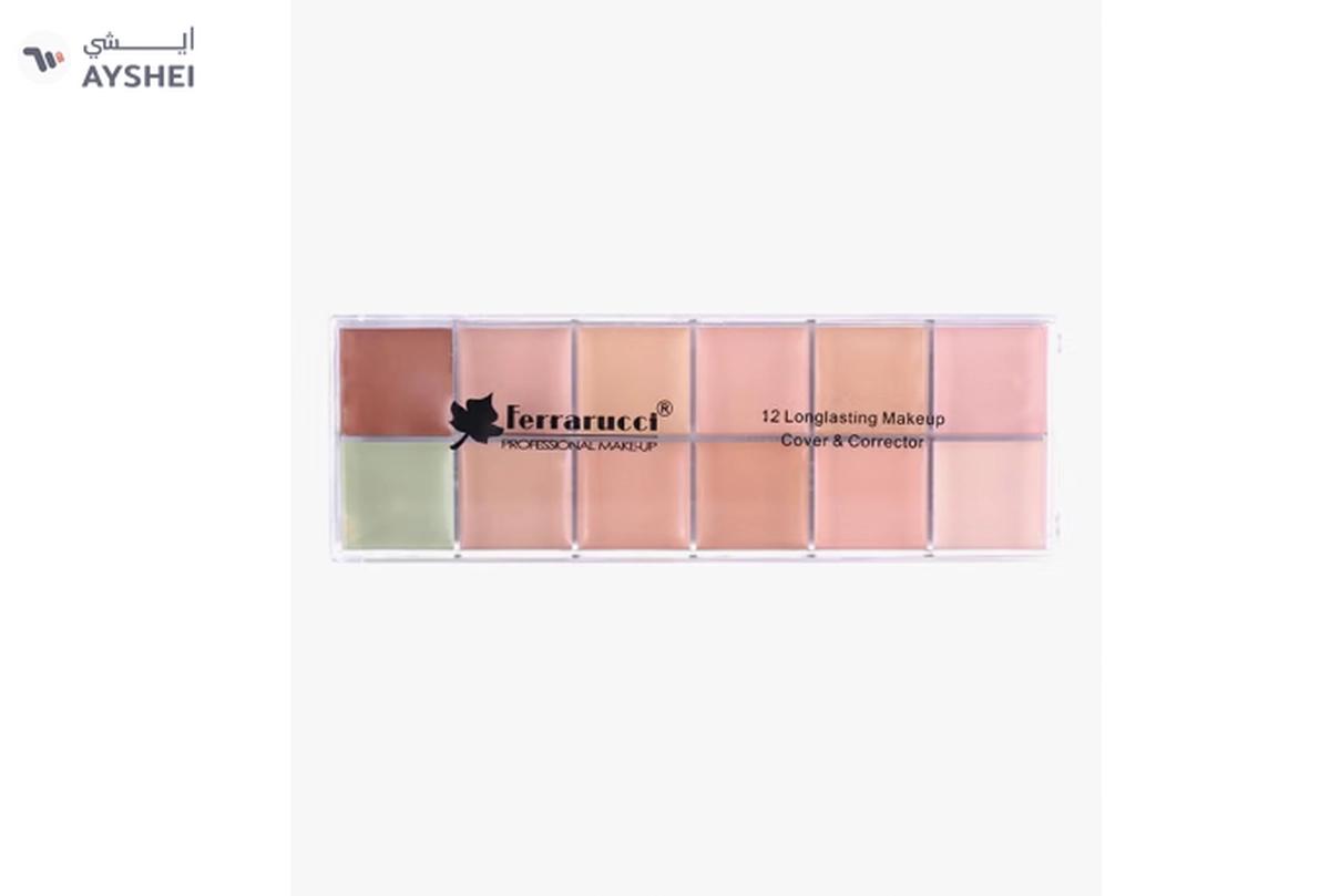 Ferrarucci 12-Color Long-Lasting Makeup Cover And Corrector Palette 01 Multicolour-0-landscape