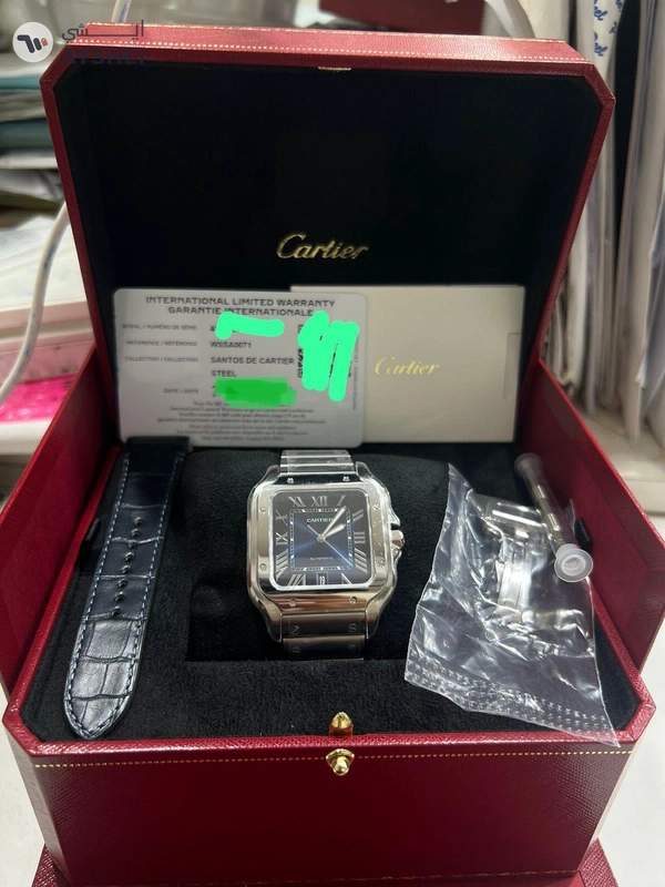 Santos De Cartier Blue dial