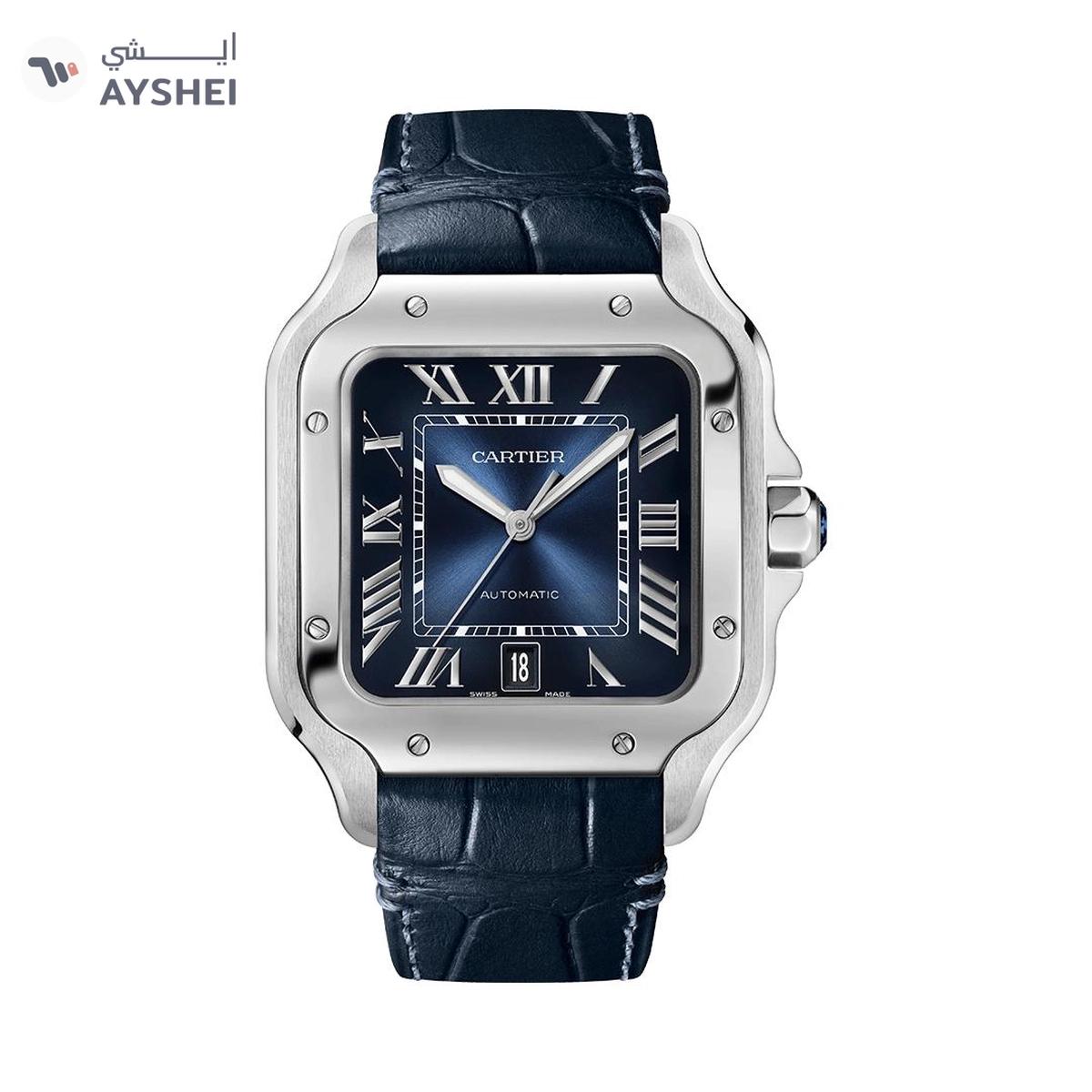 Santos De Cartier Blue dial-0-portrait