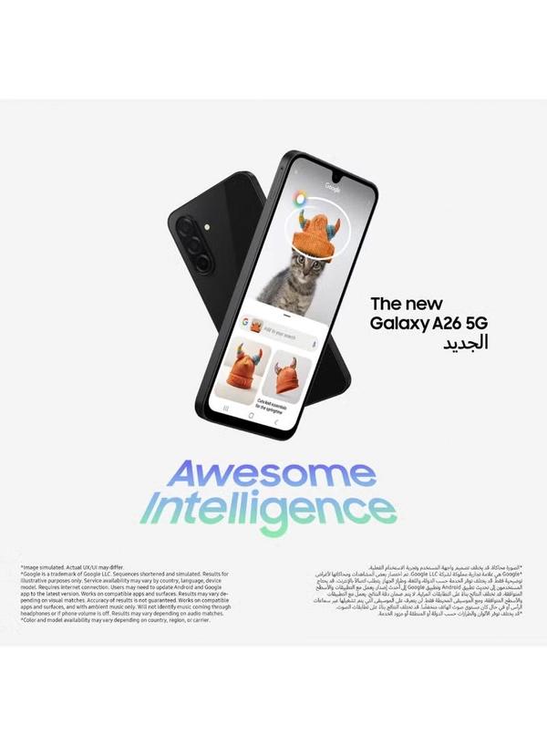 Samsung Galaxy A26 5G Dual SIM Black 6GB RAM 128GB