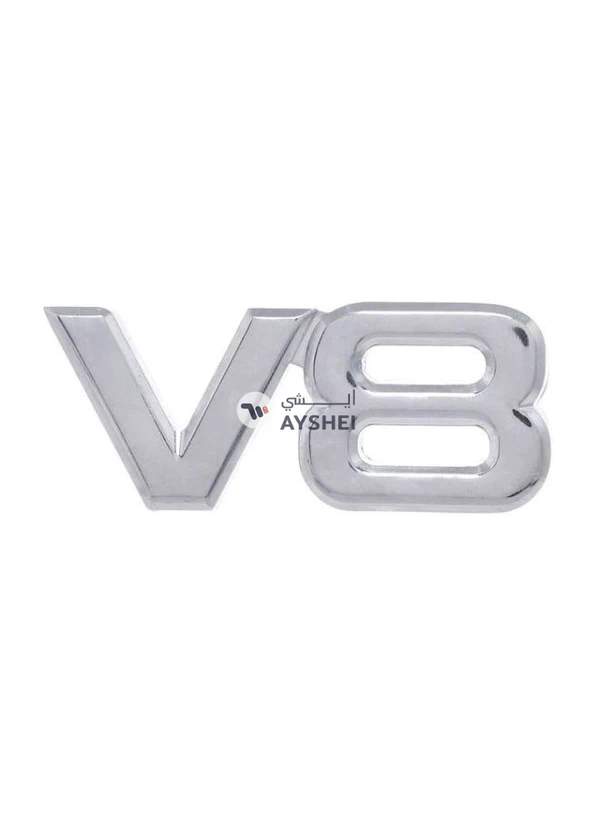 Generic Toyota V.8 Car Emblem Sticker