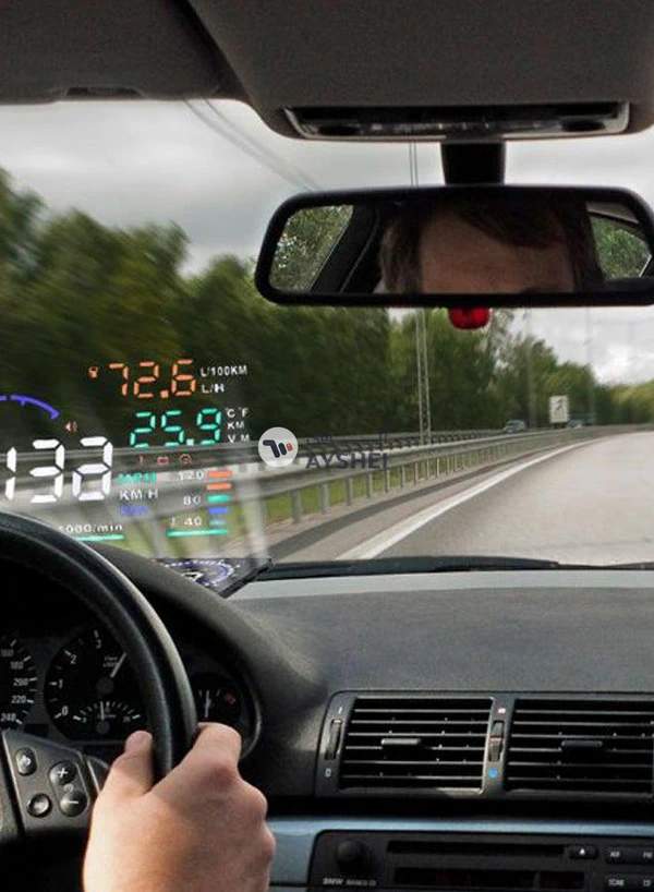 Generic Car Headup Display With OBD 2 Interface