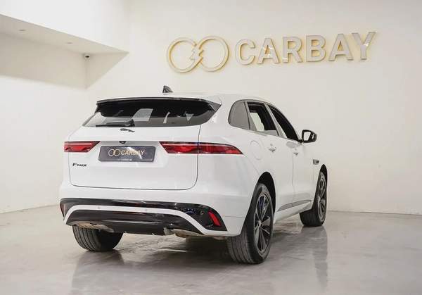 AED 2334 PM | JAGUAR F PACE R DYNAMIC 2022 | UNDER AGENCY WARRANTY SERVICE CONTRACT SEPT 2027| GCC
