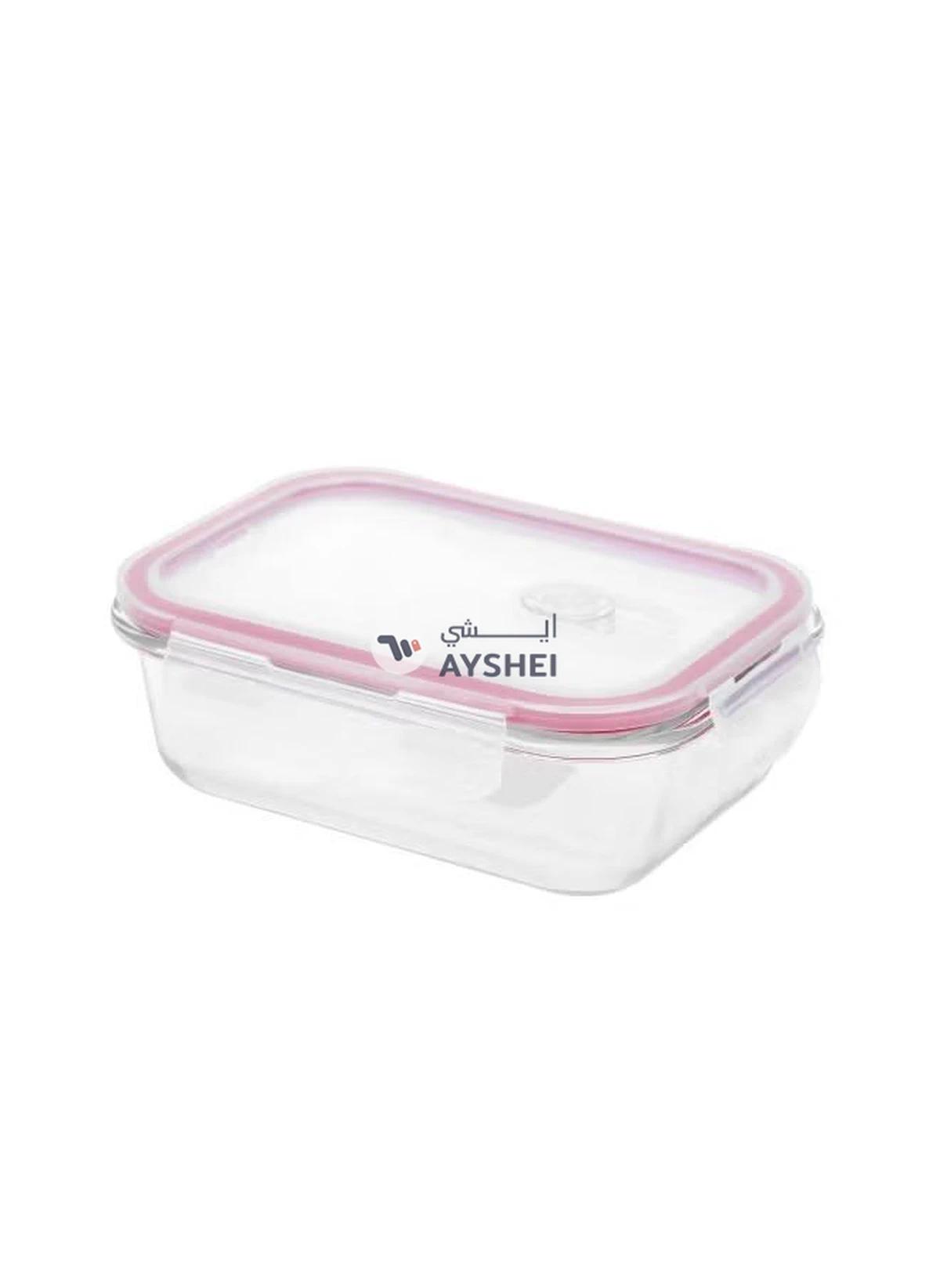 DELCASA Airtight Glass Container 400ml Leak-Proof Tiffin DC2376 Dishwasher/ Oven/ Freezer Safe-0-portrait