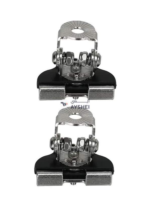 Generic 2-Piece Stainless Steel Pillar Hood Mounting Bracket Clamp Set