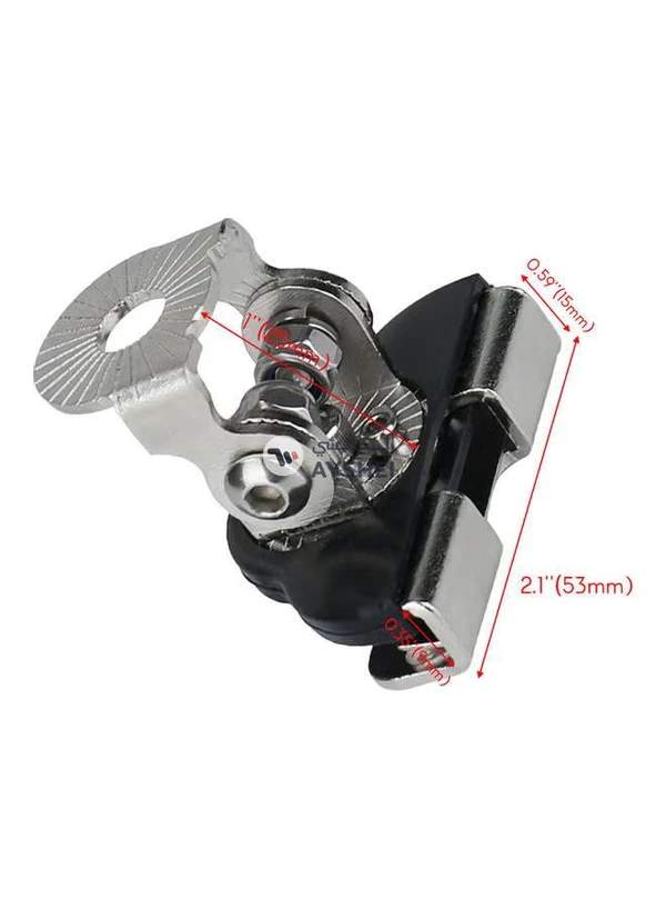 Generic 2-Piece Stainless Steel Pillar Hood Mounting Bracket Clamp Set
