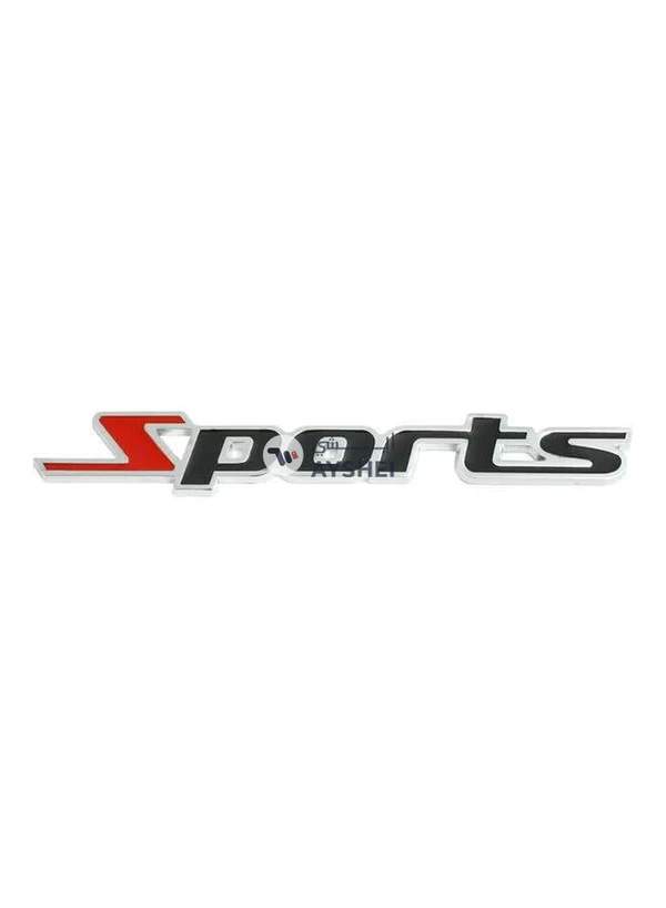 Generic 3D Metal Sport Logo Pattern Badge Sticker