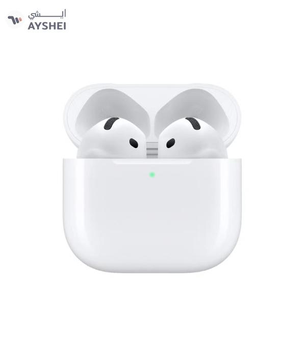 Apple AirPods 4 Wireless Earbuds, Bluetooth Headphones, Personalized Spatial Audio, Sweat and Water Resistant, USB-C Charging Case