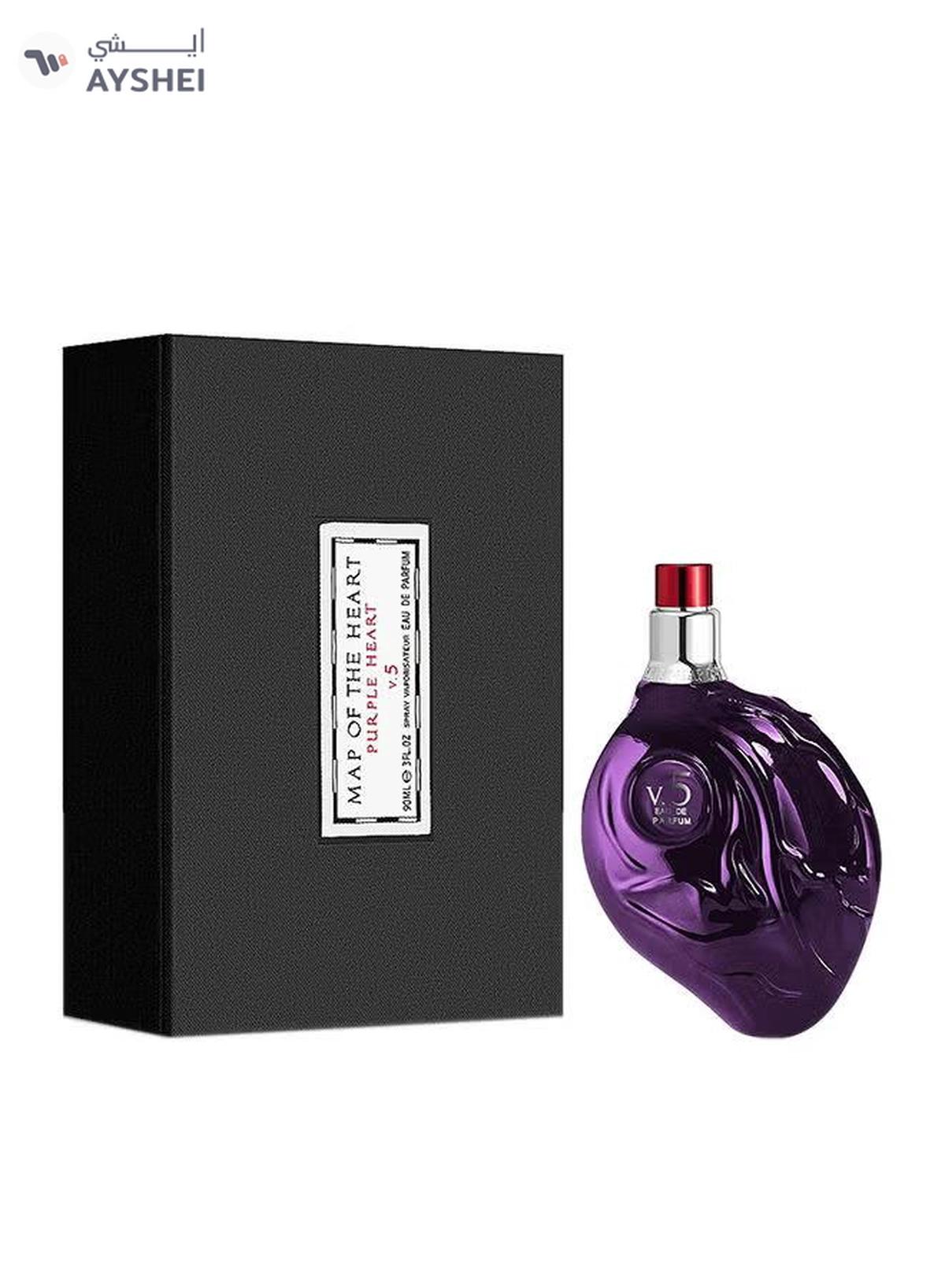 MAP OF THE HEART Purple Heart V 5 Women EDP 90Ml-0-0