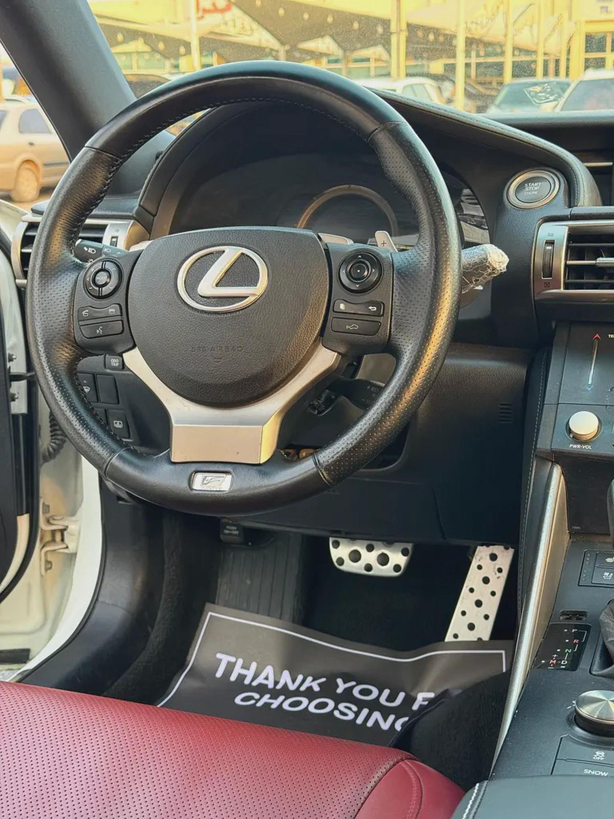 لكزس IS350 V6 3.5L F-SPORT موديل 2015 وارد فل اولشن بحاله الوكاله-11-11
