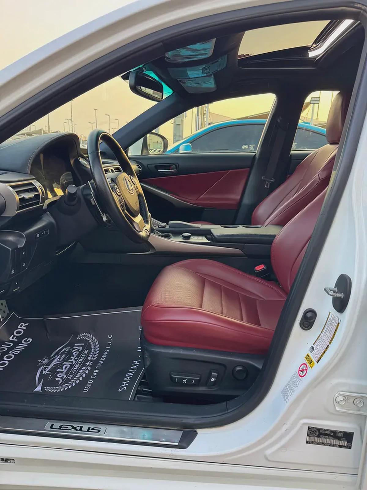 لكزس IS350 V6 3.5L F-SPORT موديل 2015 وارد فل اولشن بحاله الوكاله-13-13