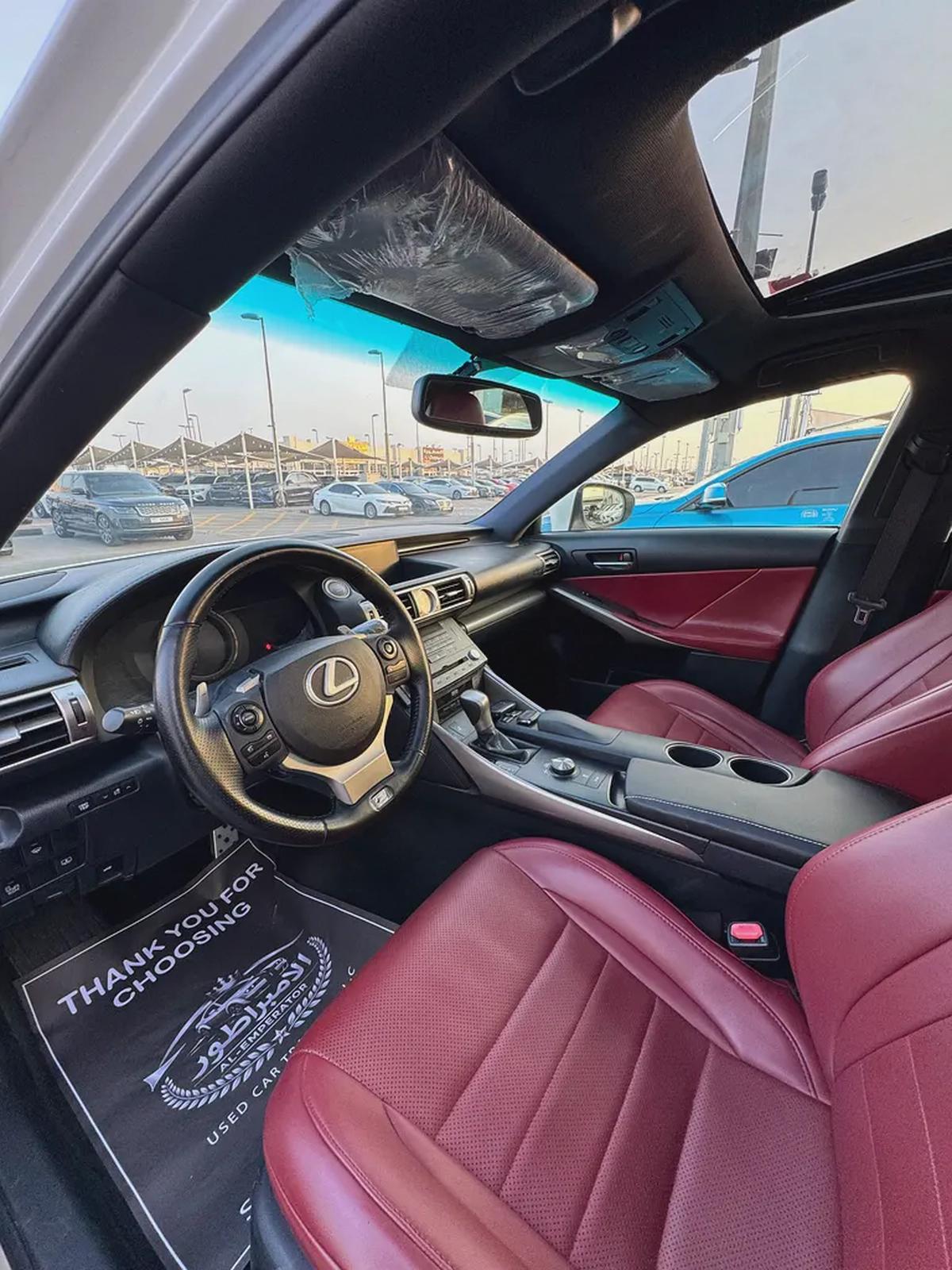 لكزس IS350 V6 3.5L F-SPORT موديل 2015 وارد فل اولشن بحاله الوكاله-14-14