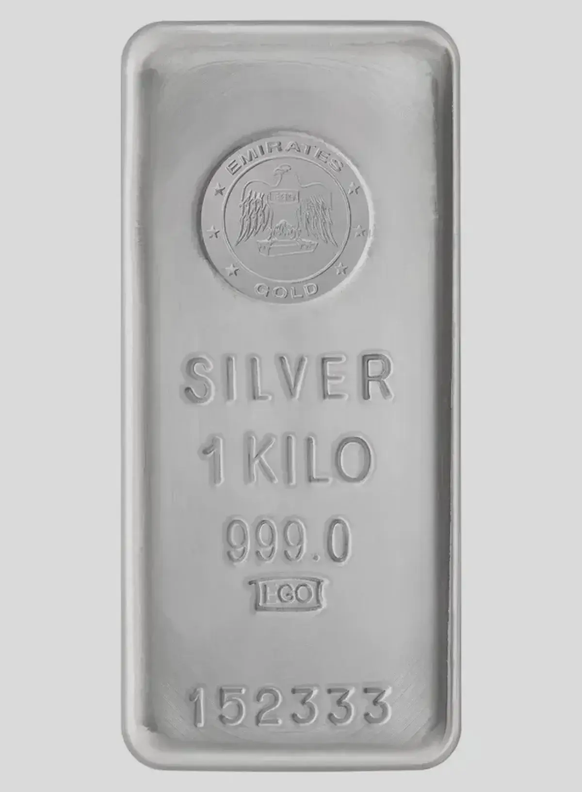 Emirates 1kg Pure Silver Bar 999 - 1 Kilogram - Variable Design-1-1