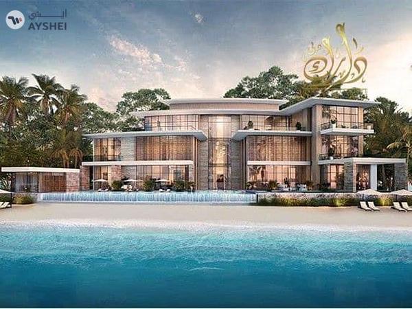 Luxury beachfront villa on island-near WYNN casino-Marina yacht-VIP ONLY-luxury design