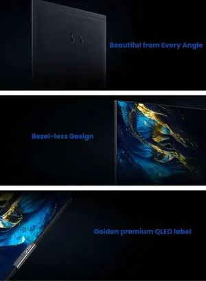 TCL 85 Inch P8K QLED TV | 4K UHD Google TV | AiPQ Pro Processor | 144Hz Native Refresh Rate, Dolby Vision, HDR10+, HLG | ONKYO 2.1 Hi-Fi System | HVA Panel | DTS Virtual X | Bezel-less Design | Game Master - International Version 85P8K Black