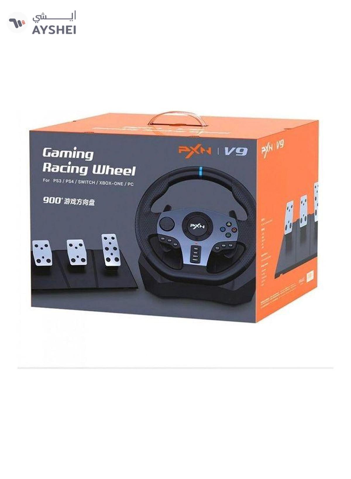 Rockstar Games Grand Theft Auto V - Action & Shooter With 900 Degree Double Vibration Steering Wheel-0-portrait