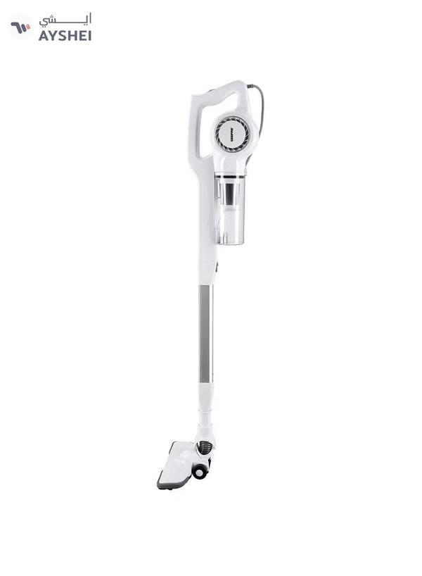 GEEPAS Stick & Handheld Vacuum Cleaner, HEPA Filter, Handheld & Stick, 0.9L Dust Bag Capacity, 600W Powerful Motor, Transparent Dust Cup for Easy Check, Lightweight Body & Low Noise 0.9 L 600 W GVC2596N White