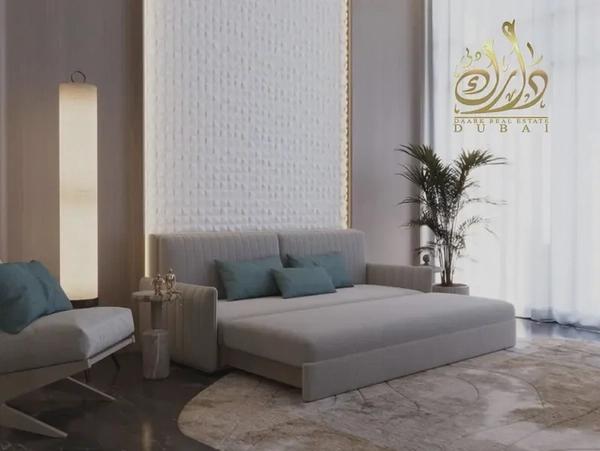 Furnished 1BR Apartment | Greenfield by Samana | Balcony & Pool Access