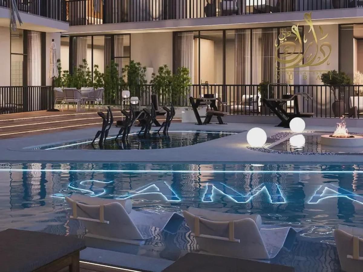 Furnished 1BR Apartment | Greenfield by Samana | Balcony & Pool Access-5-5