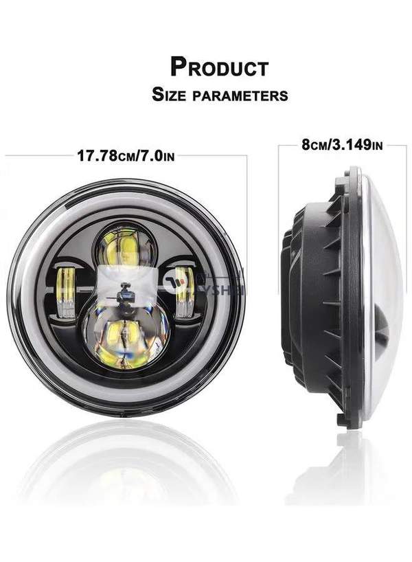 Generic Motorcycle Car Headlight For Jeep Wrangler