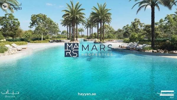 Best payment plan ever 4 BHK townhouse overlooking the first crystal lagoon in Sharjah