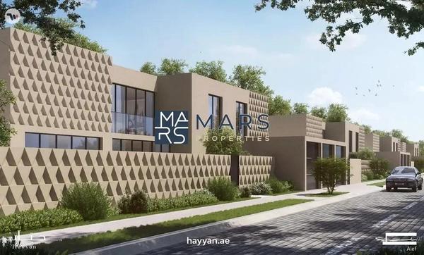 Best payment plan ever 4 BHK townhouse overlooking the first crystal lagoon in Sharjah