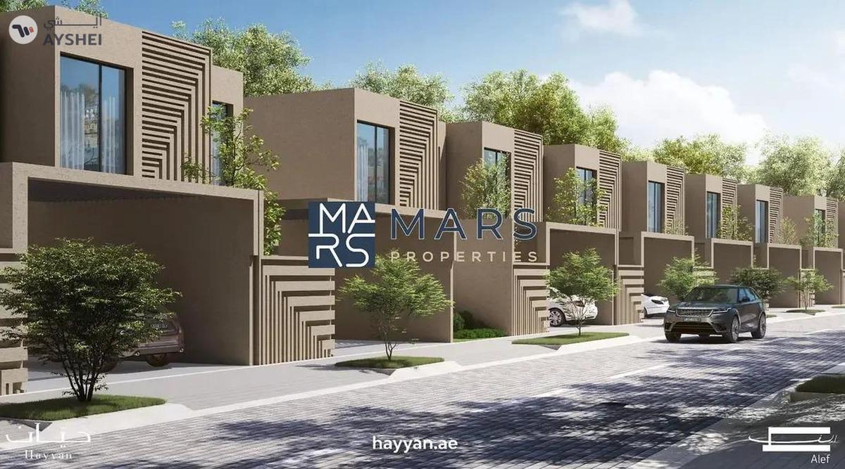 Best payment plan ever 4 BHK townhouse overlooking the first crystal lagoon in Sharjah-0-landscape