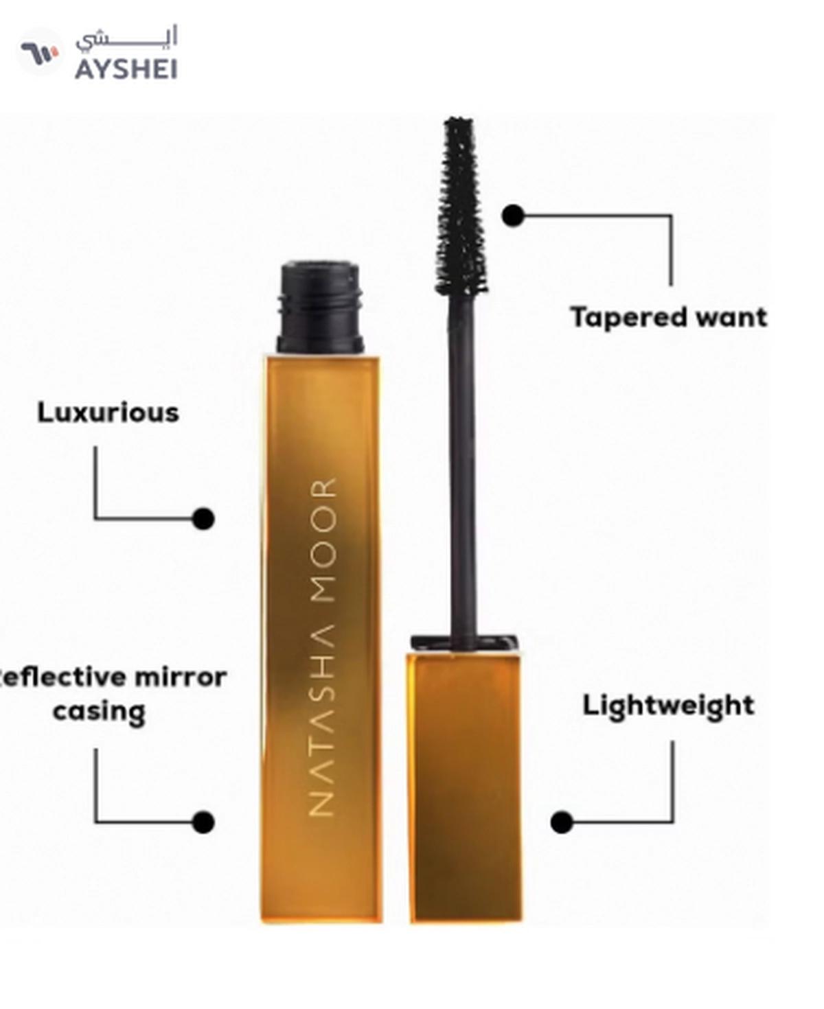 Natasha Moor: Black Mascara “Moor Power” | Waterproof & Smudge proof-3-3