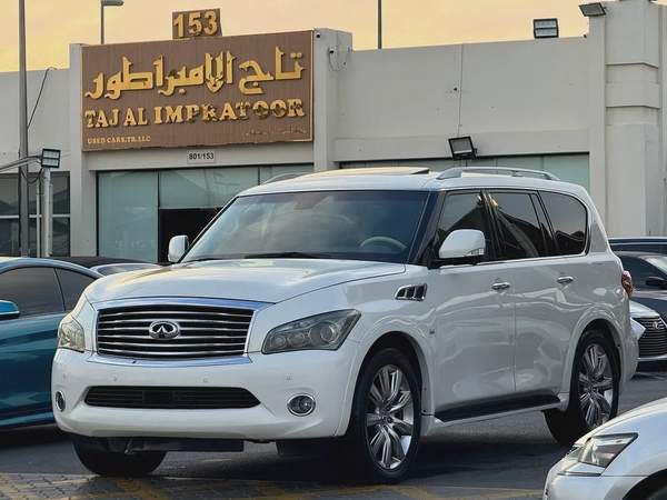 إنفينيتى QX80 موديل 2014 خليجى فل اوبشن بحاله الوكاله