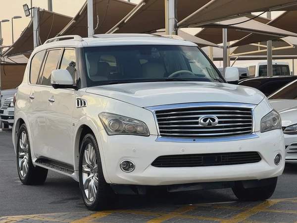 إنفينيتى QX80 موديل 2014 خليجى فل اوبشن بحاله الوكاله