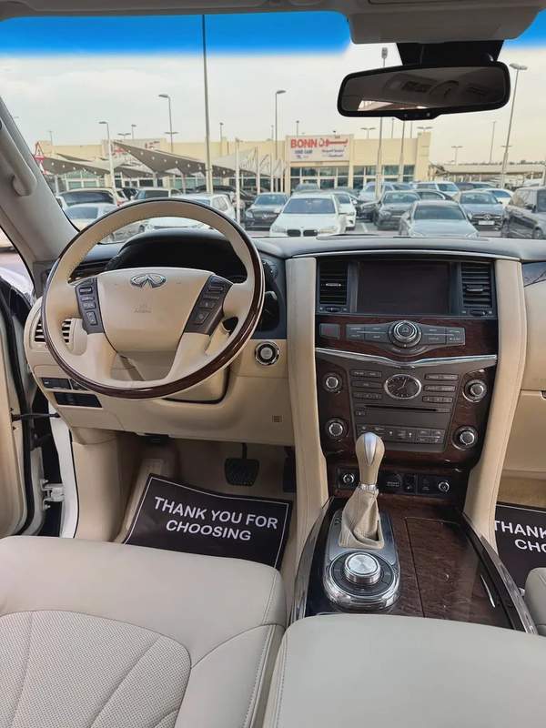 إنفينيتى QX80 موديل 2014 خليجى فل اوبشن بحاله الوكاله