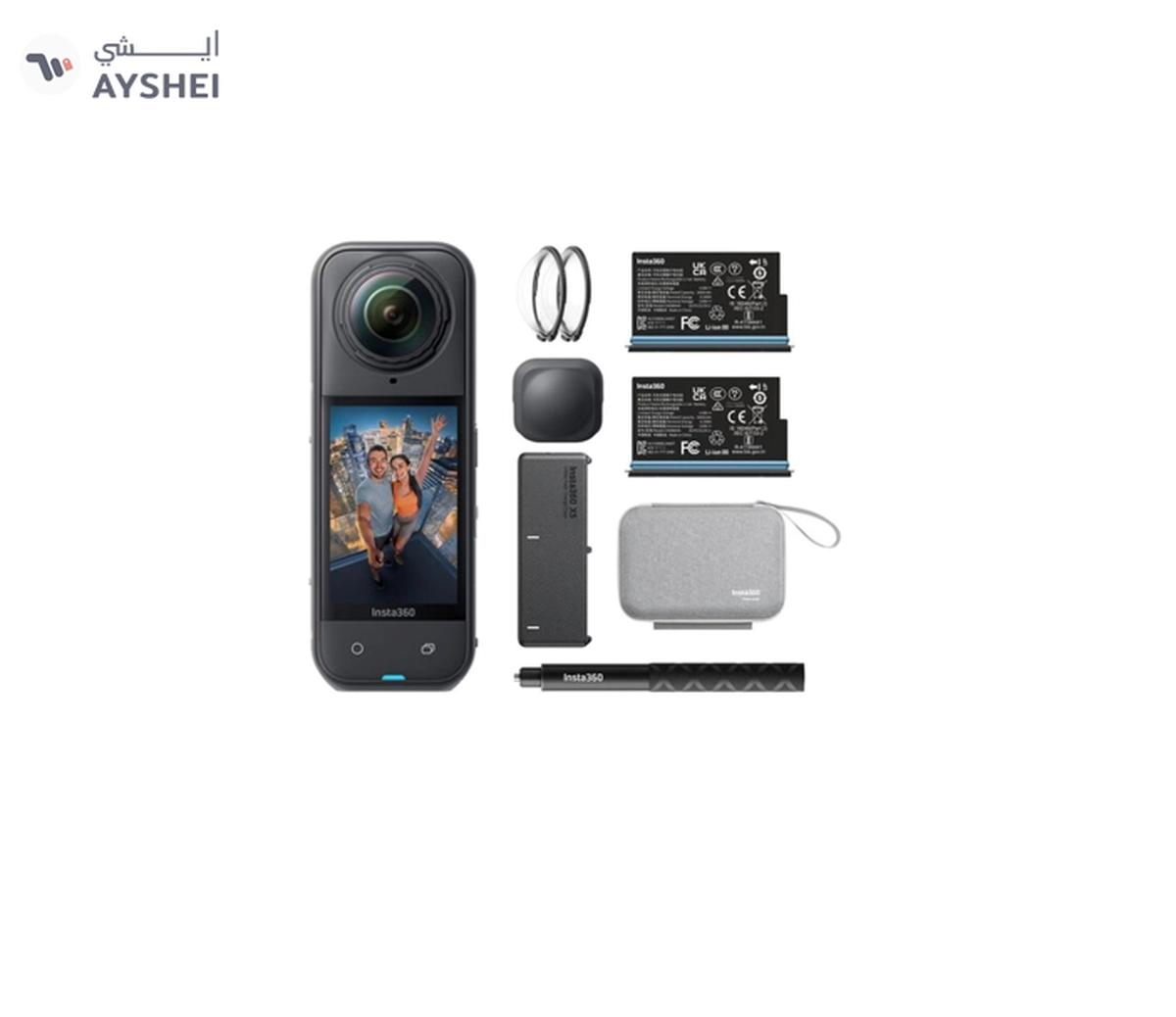 Insta360 X5 - Waterproof 8K 360° Action Camera, Leading Low Light, Invisible Selfie Stick Effect-0-landscape